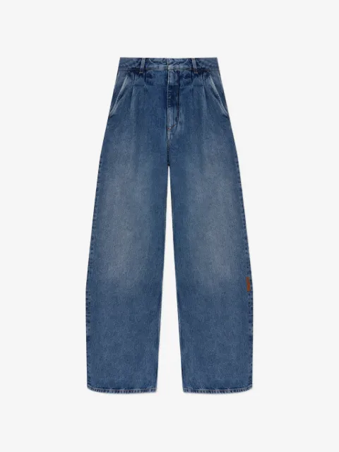 Off-White jeans anchos con pinzas