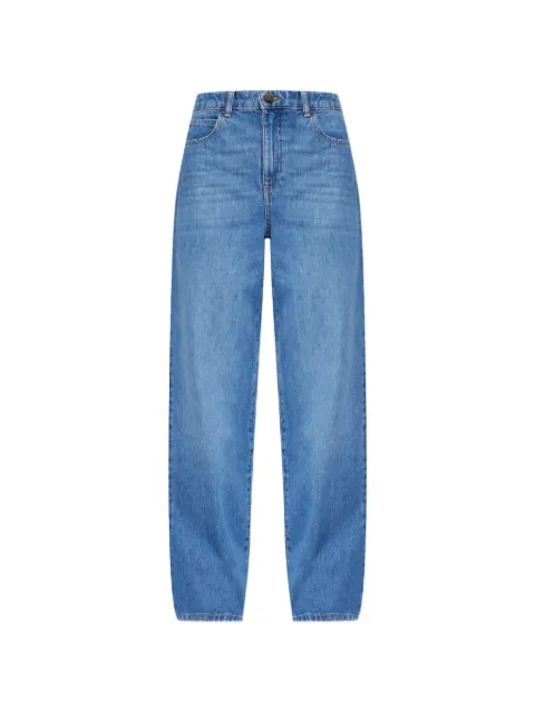 Emporio Armani logo-plaque straight-leg jeans