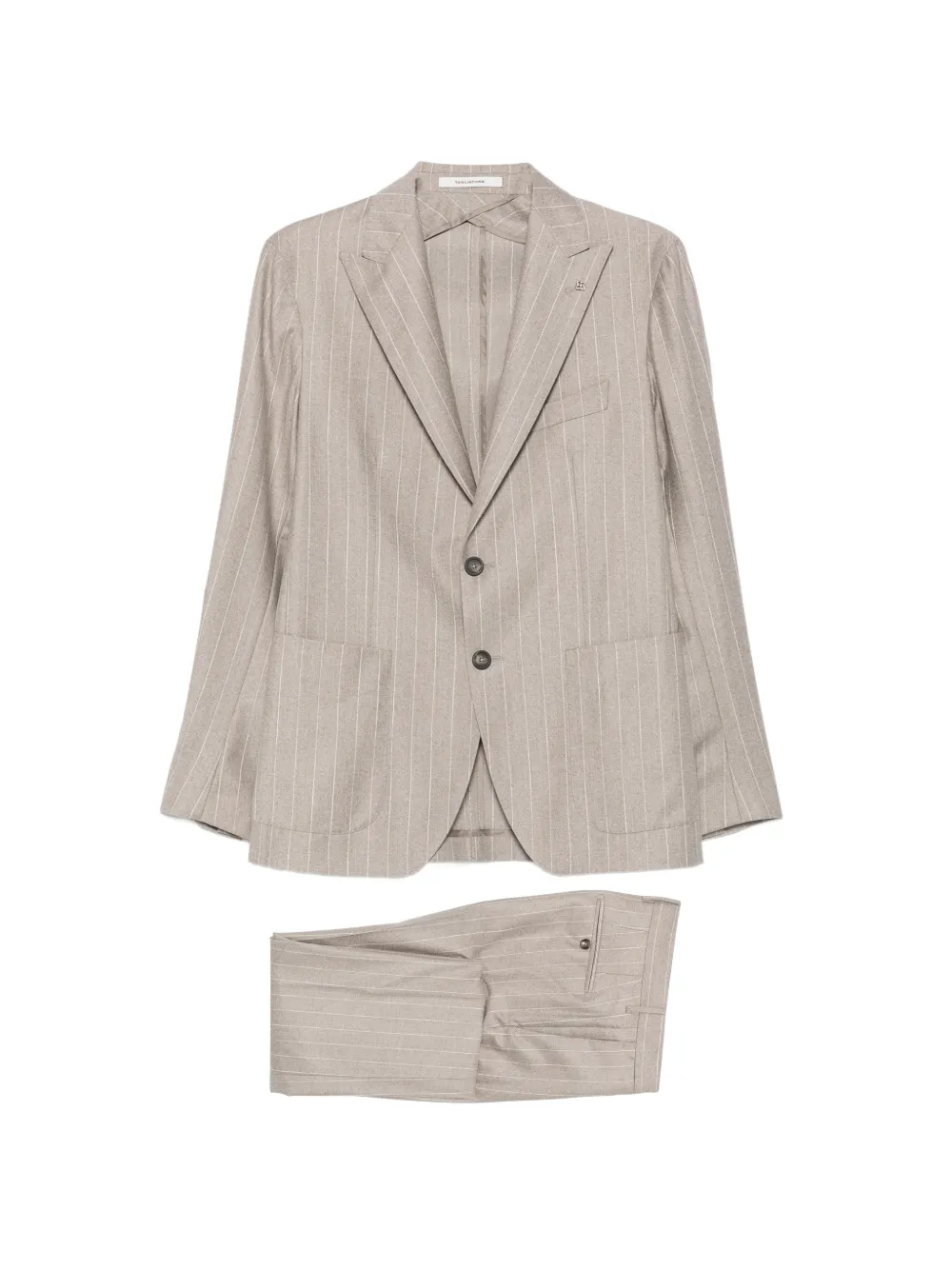 Tagliatore pinstripe-pattern single-breasted suit - Grigio