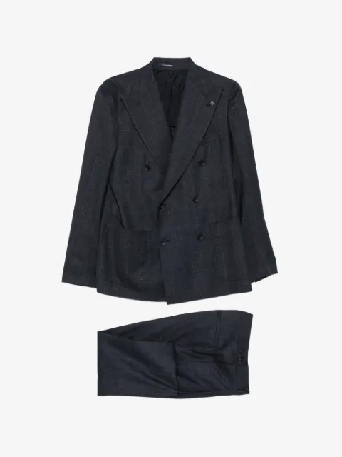 Tagliatore double-breasted check suit