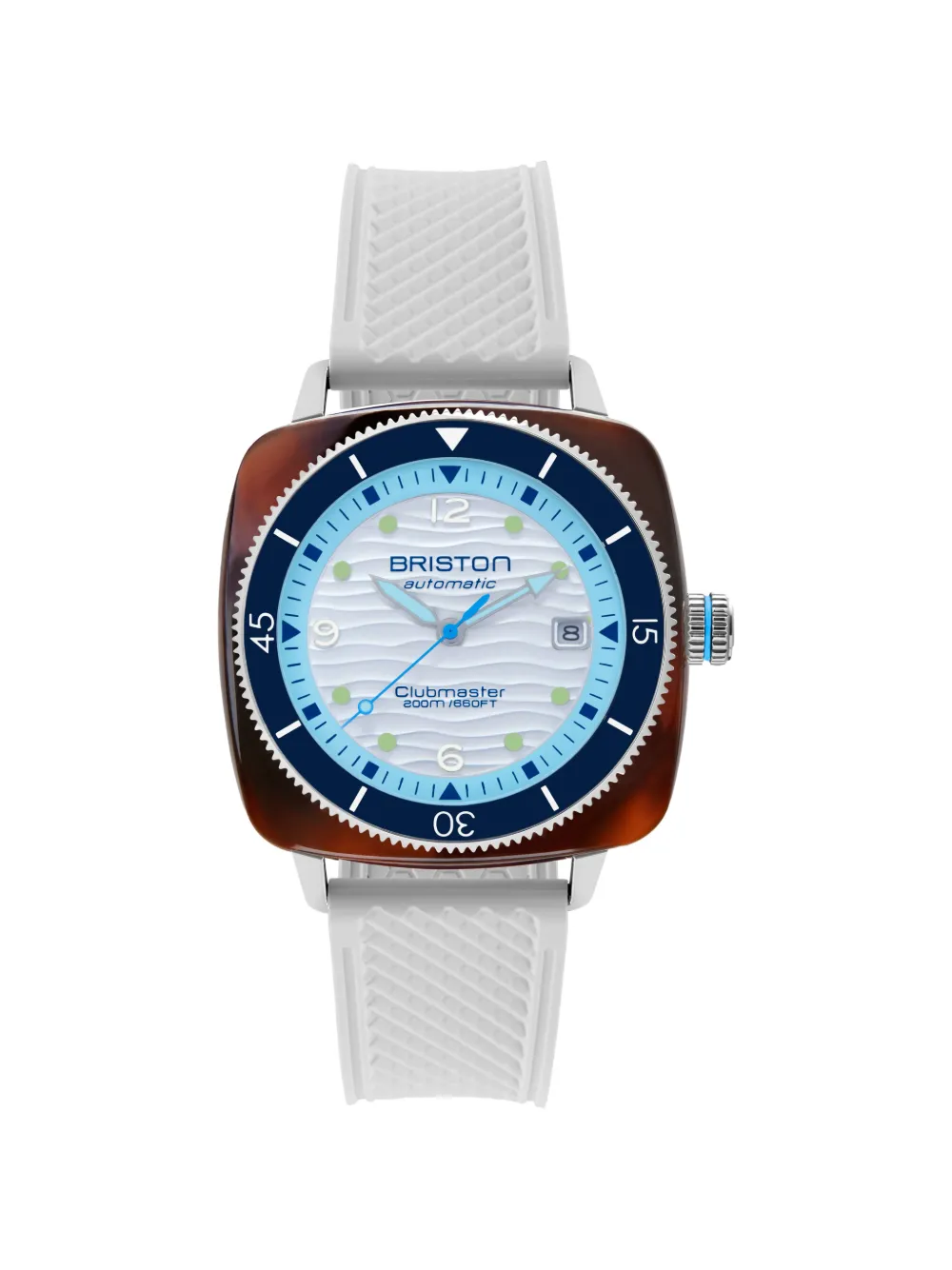Briston Clubmaster Legend Diver 40mm watch - Bianco