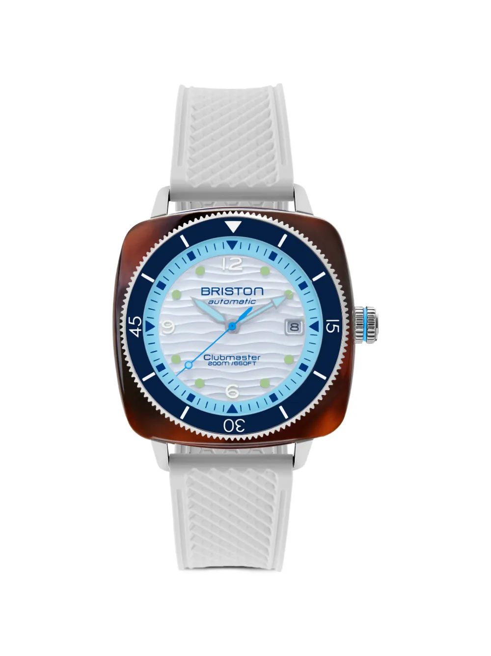 Briston Clubmaster Legend Diver 40mm watch - Bianco