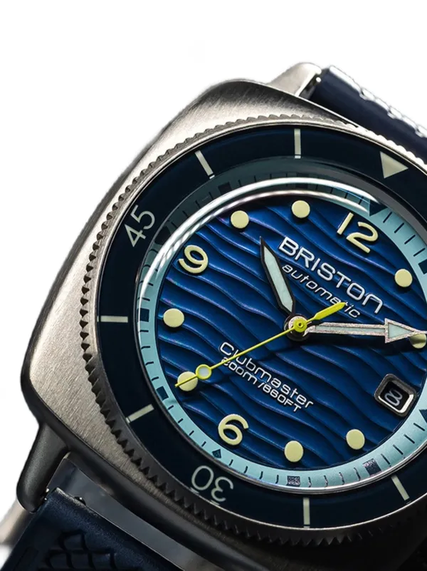 Briston Clubmaster Legend Diver 40mm Watch | Blue | FARFETCH