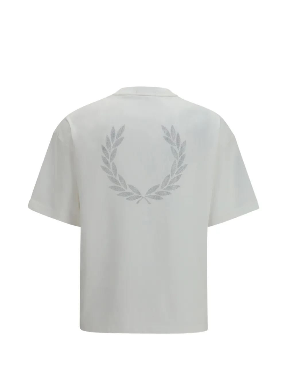 Fred Perry Laurel Wreath T-shirt met print op de rug Wit