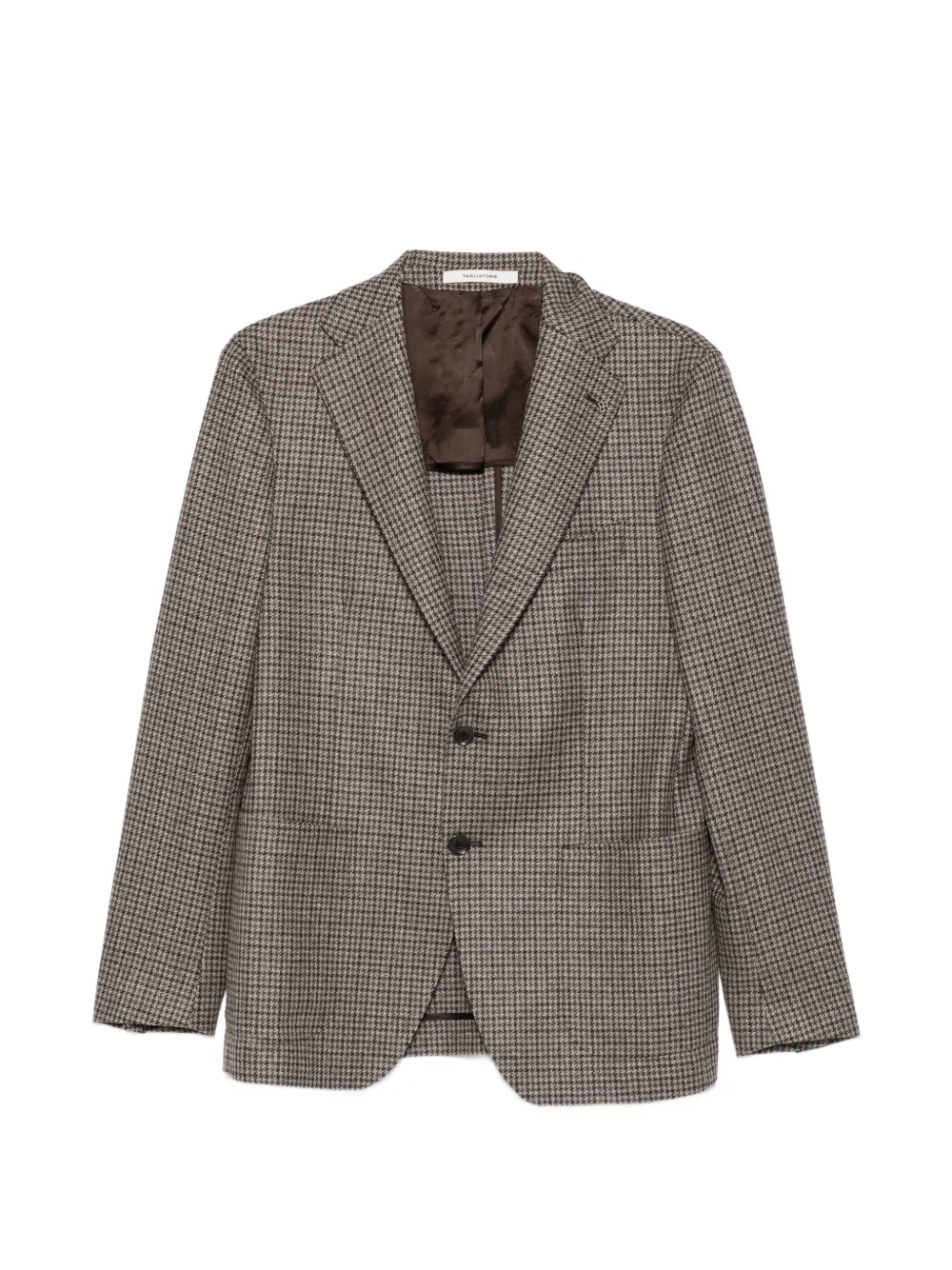 Tagliatore houndstooth-pattern blazer - Toni neutri