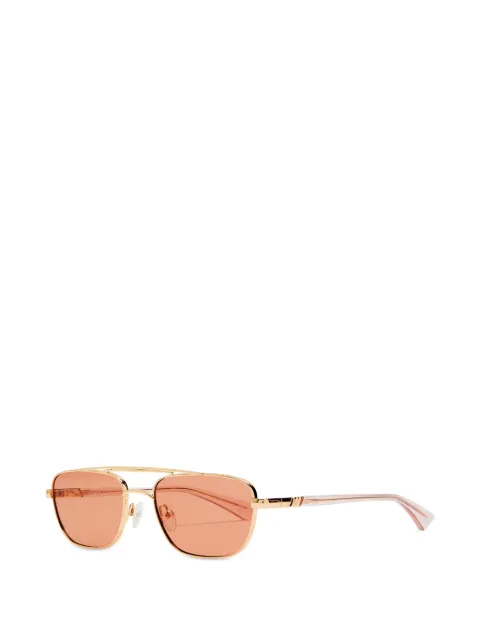 Le Specs double-bridge pilot sunglasses