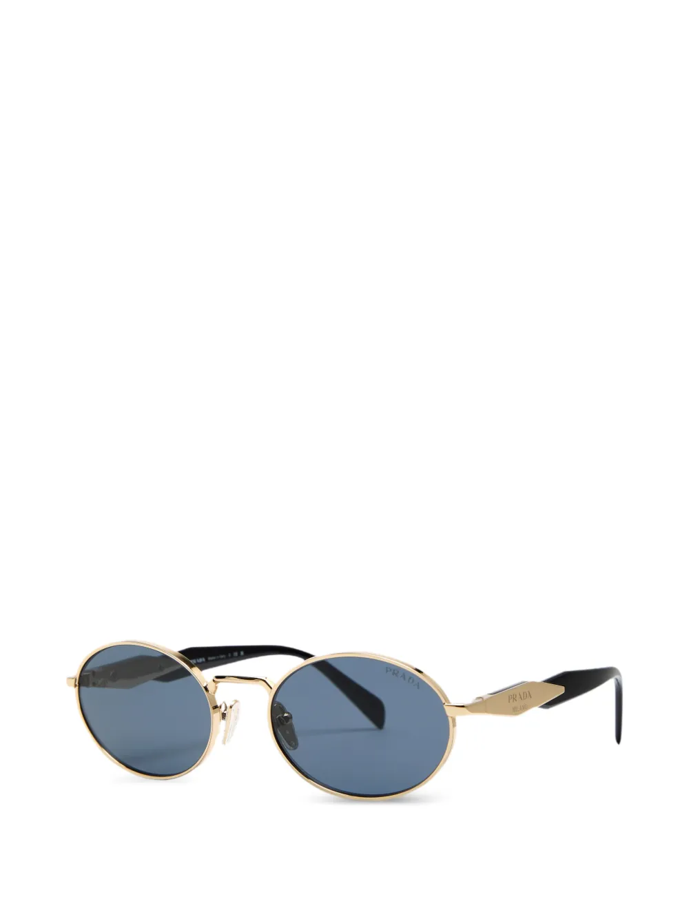 Prada Eyewear Sonnenbrille mit geometrischem Gestell - Gold