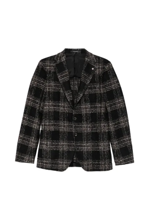 Tagliatore check-pattern single-breasted blazer