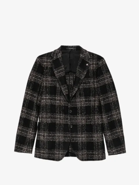 Tagliatore check-pattern single-breasted blazer