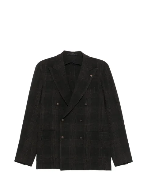 Tagliatore double-breasted peak-lapel blazer