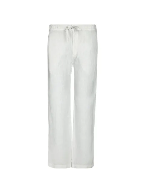 120% Lino drawstring-waist trousers