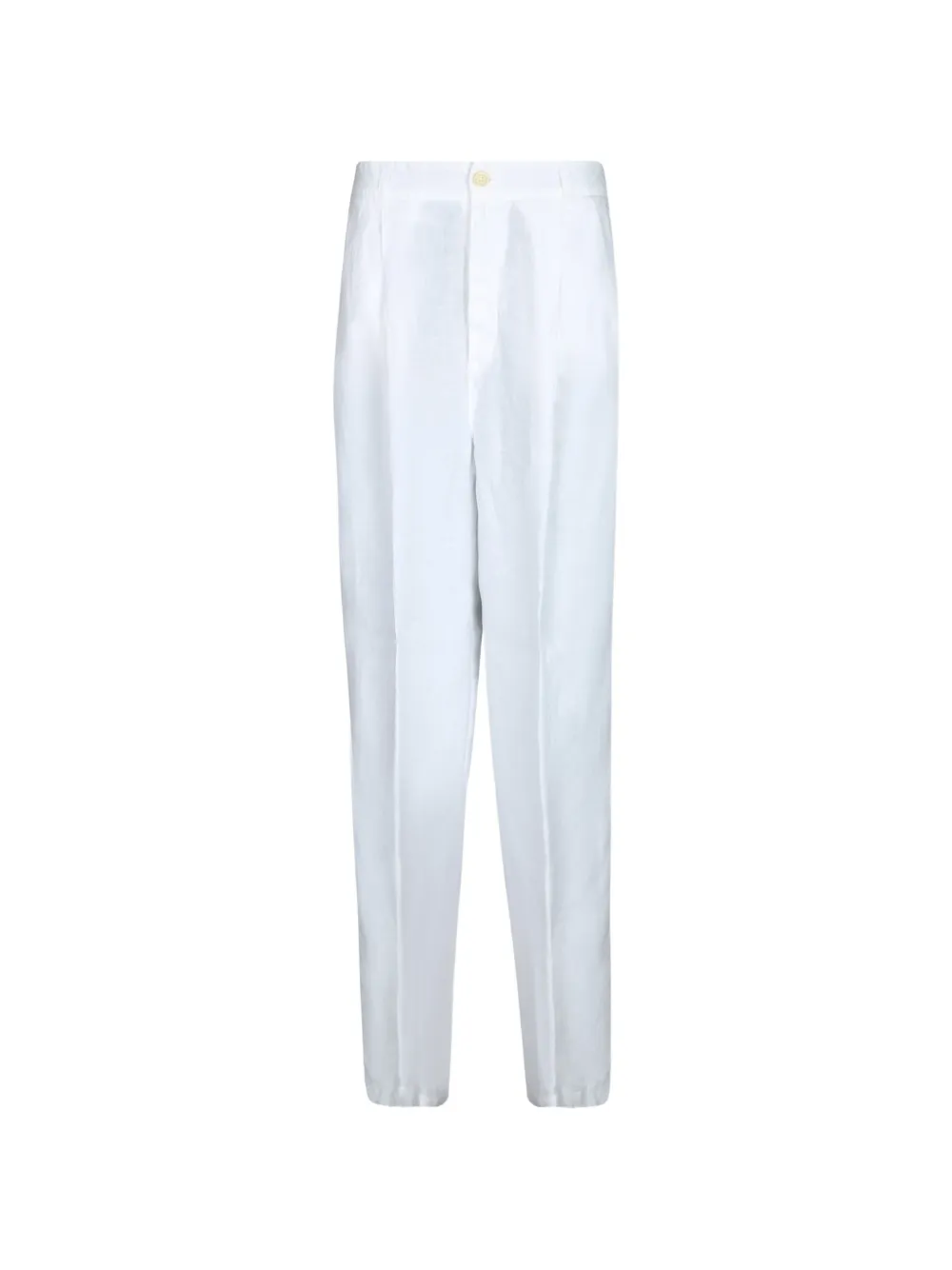 120% Lino sequin-embellished tailored trousers - Bianco