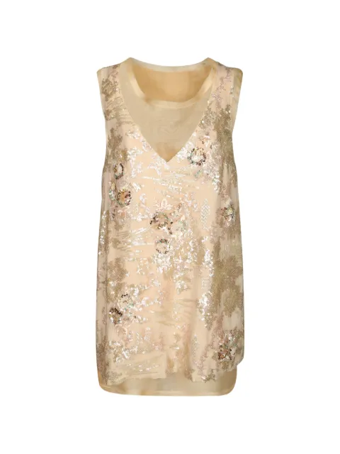Hui Hui vestido corto con bordado floral