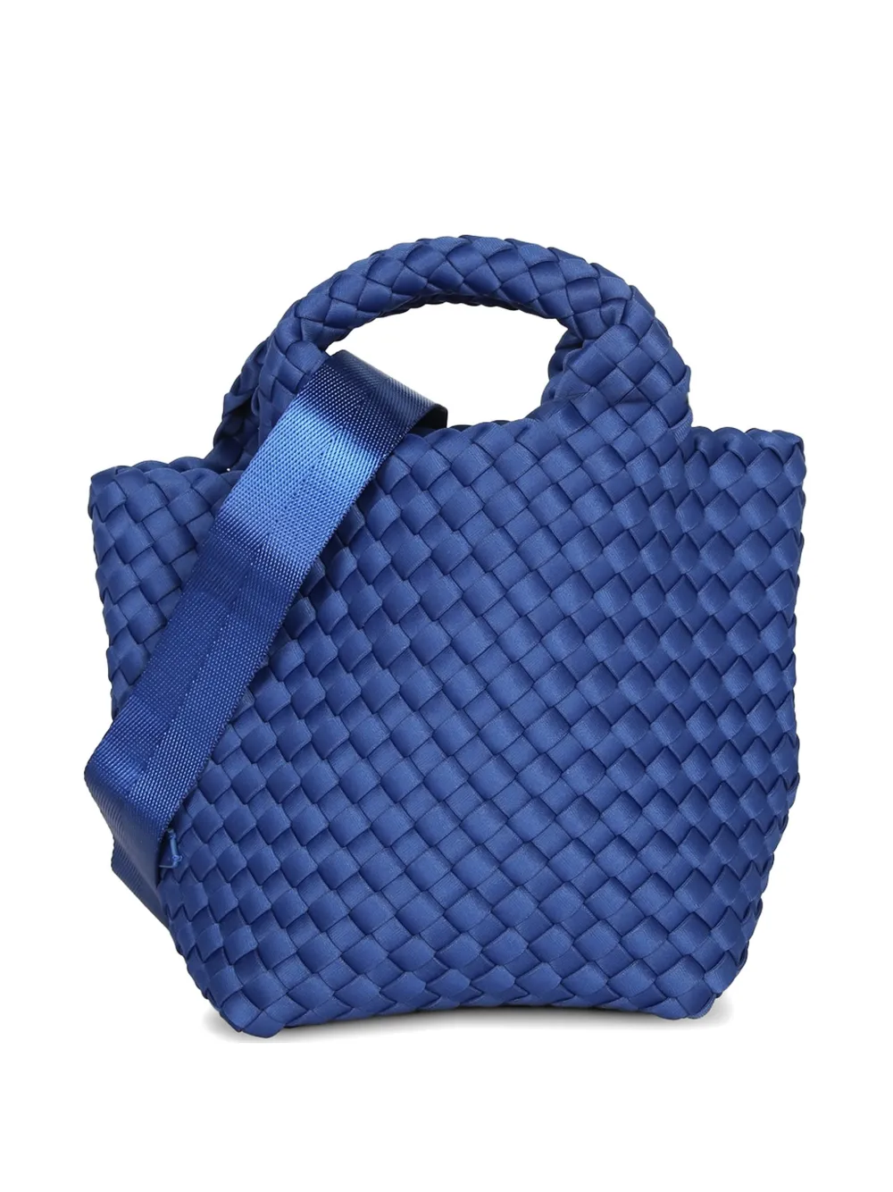 NAGHEDI woven-design tote bag - Blu