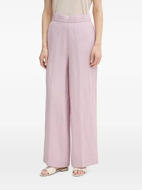 Benetton pantalones anchos con pretina elástica