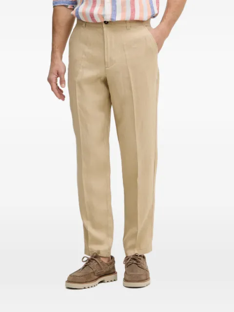 Benetton pressed-crease chino trousers