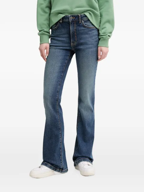 Benetton jeans acampanados con efecto degradado