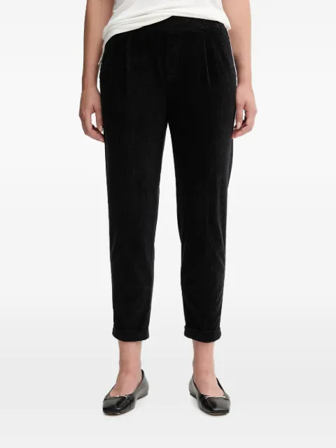 Benetton Calça de veludo cotelê com pregas