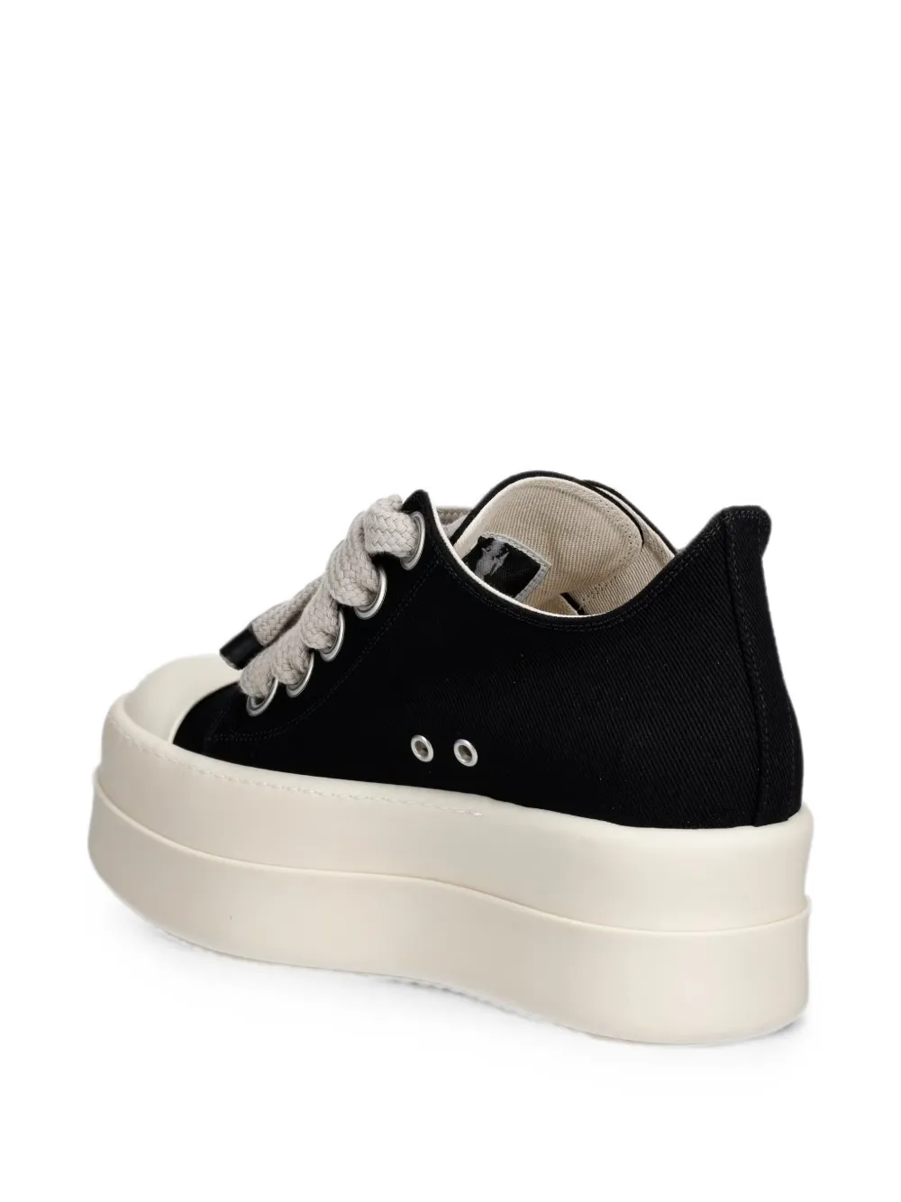 Rick Owens DRKSHDW Double Bumper jumbo-lace sneakers Zwart