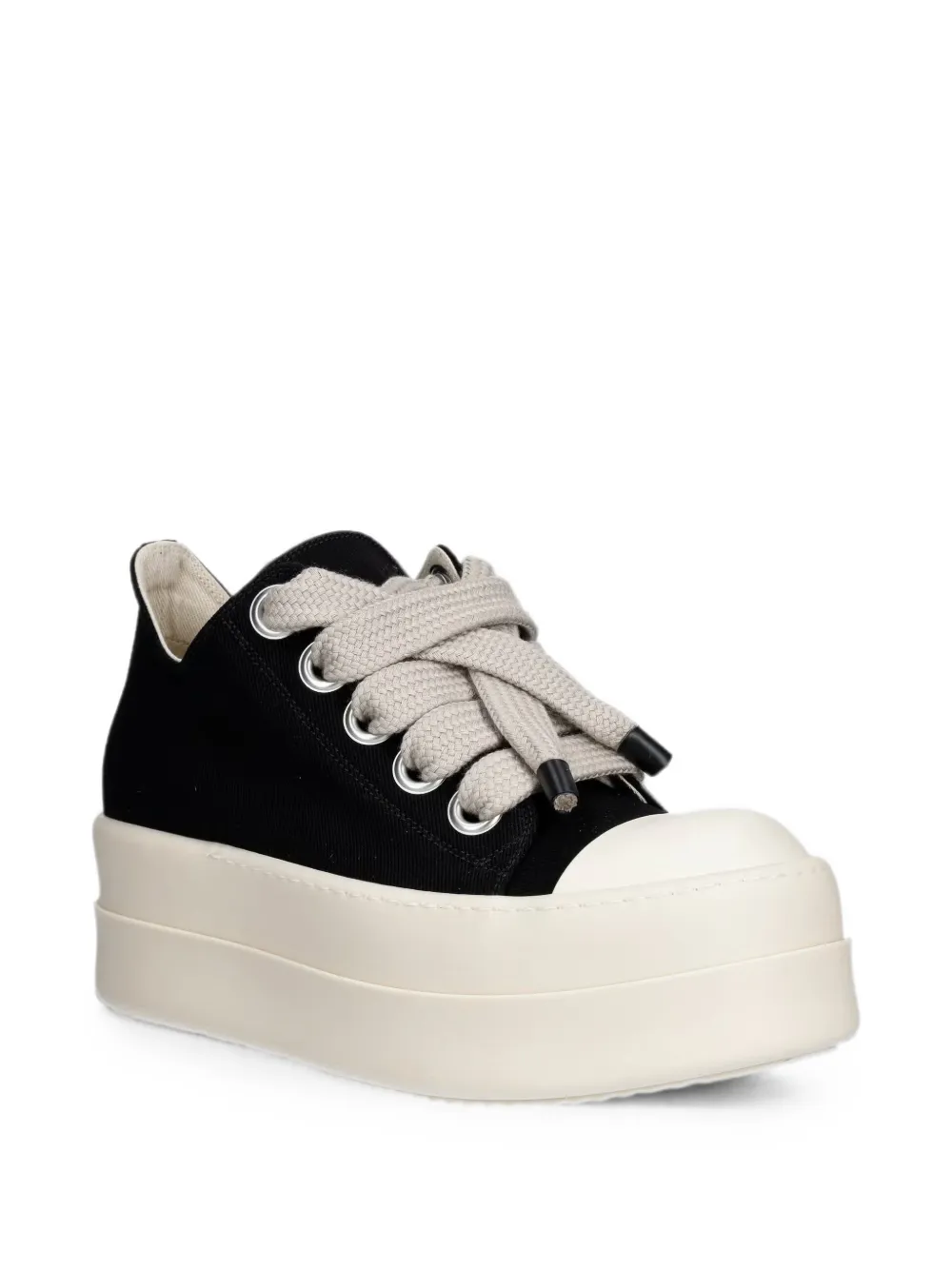 Rick Owens DRKSHDW Double Bumper jumbo-lace sneakers Zwart