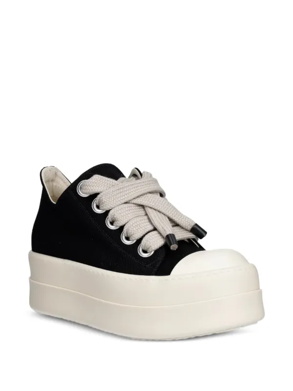 Rick Owens DRKSHDW Double Bumper jumbo-lace Sneakers | Black