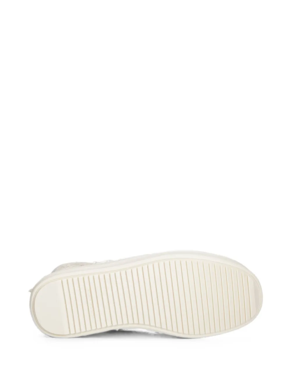 Rick Owens DRKSHDW distressed high-top sneakers Wit