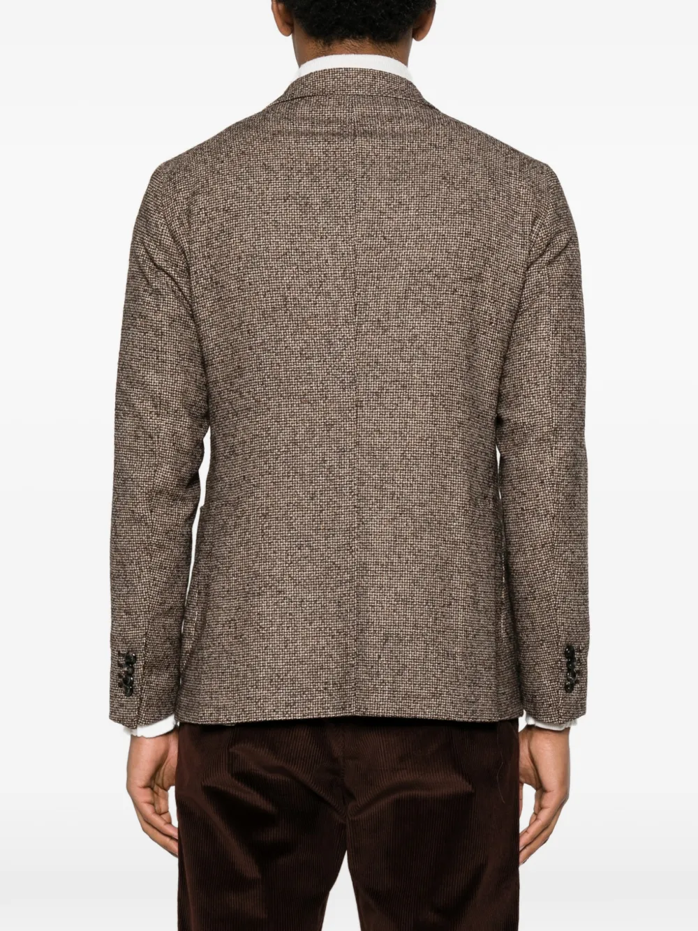 Tagliatore Blazer met enkele rij knopen Bruin
