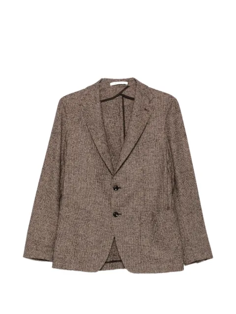 Tagliatore textured single-breasted blazer