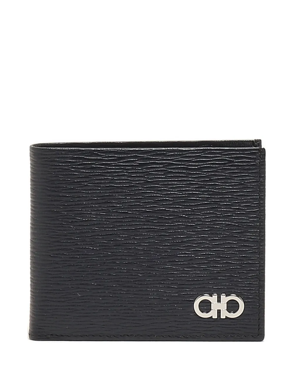 Ferragamo Gancini bifold wallet - Nero