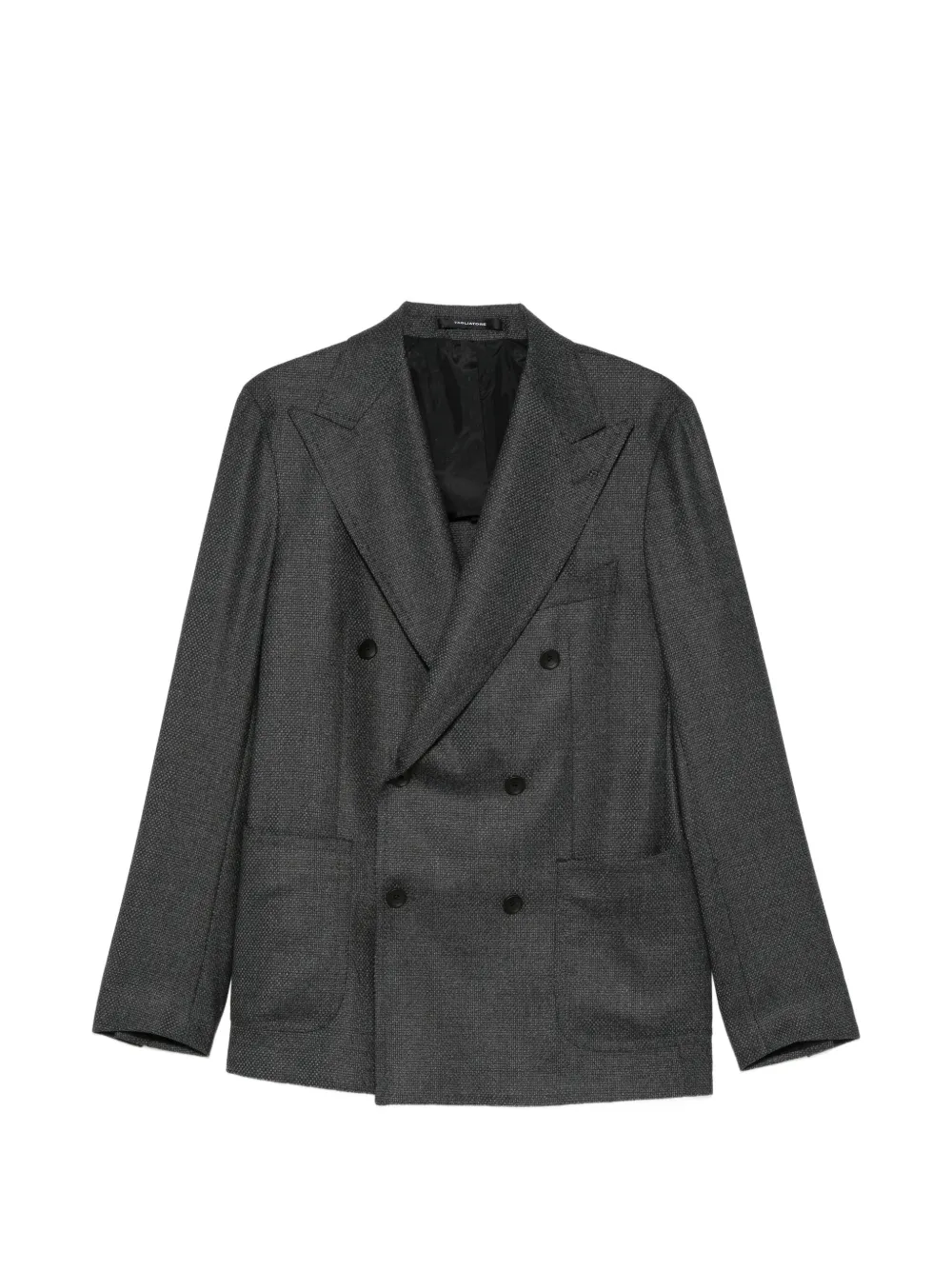 Tagliatore double-breasted peak-lapel blazer - Grey