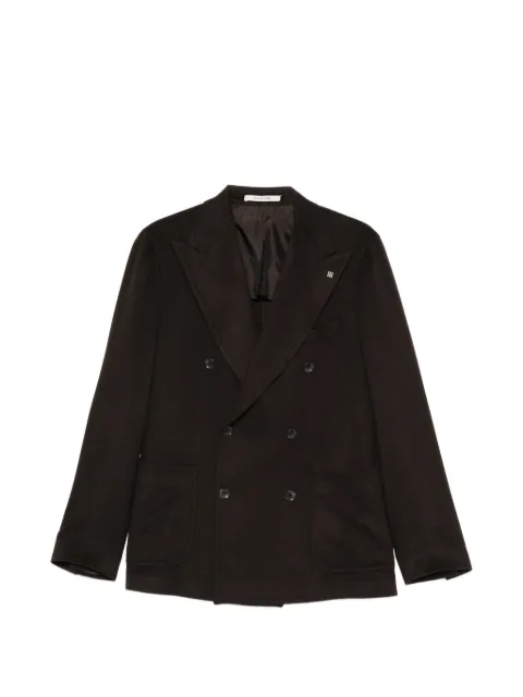 Tagliatore double-breasted peak-lapel blazer