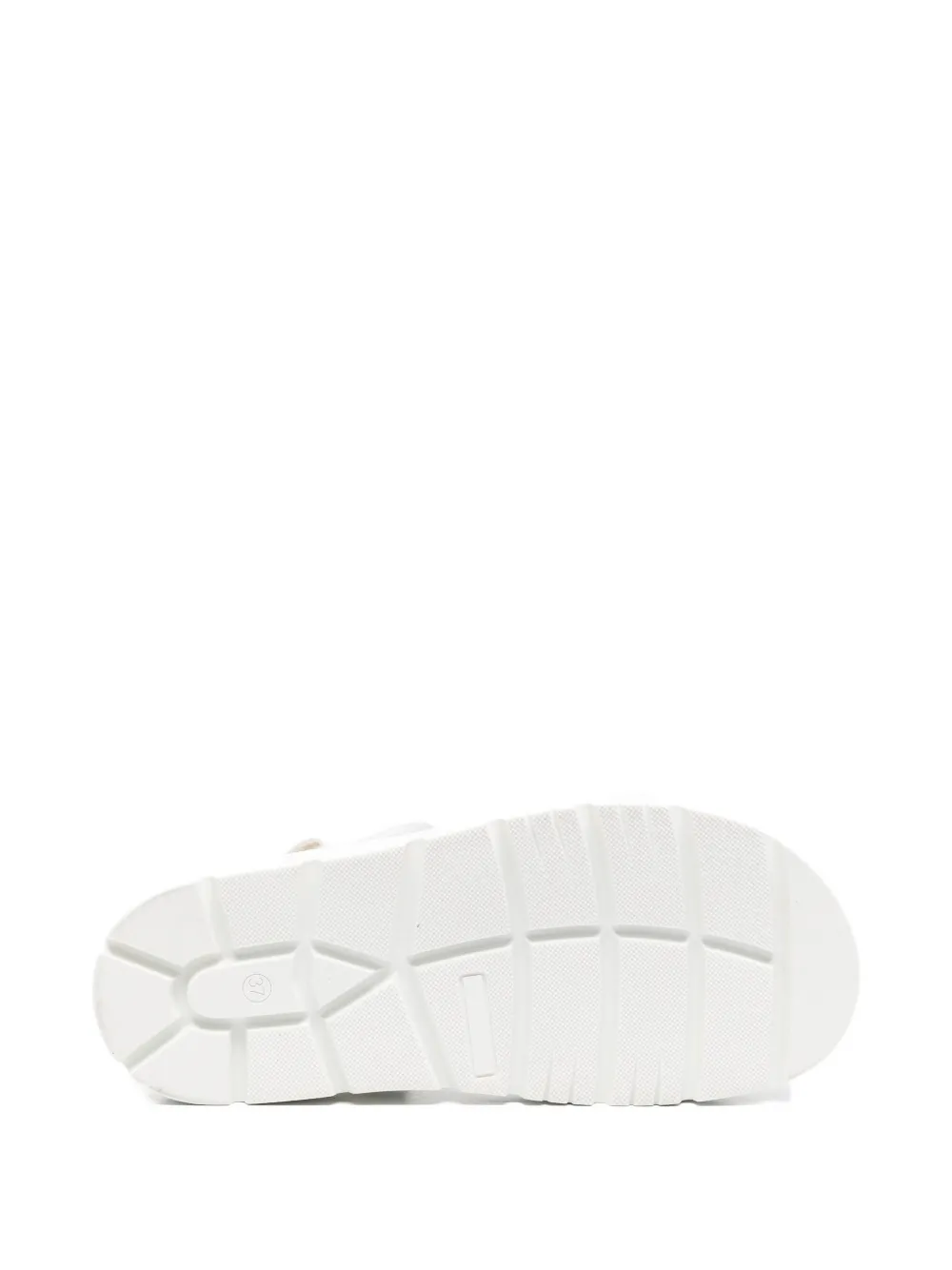 Tommy Hilfiger Junior logo-plaque touch-strap sandals Wit