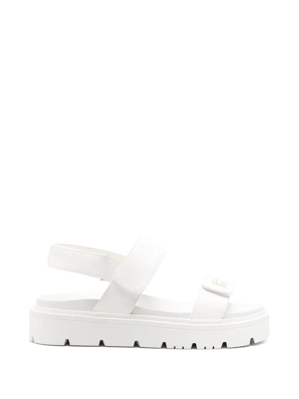 Tommy Hilfiger Junior logo-plaque touch-strap sandals - Bianco