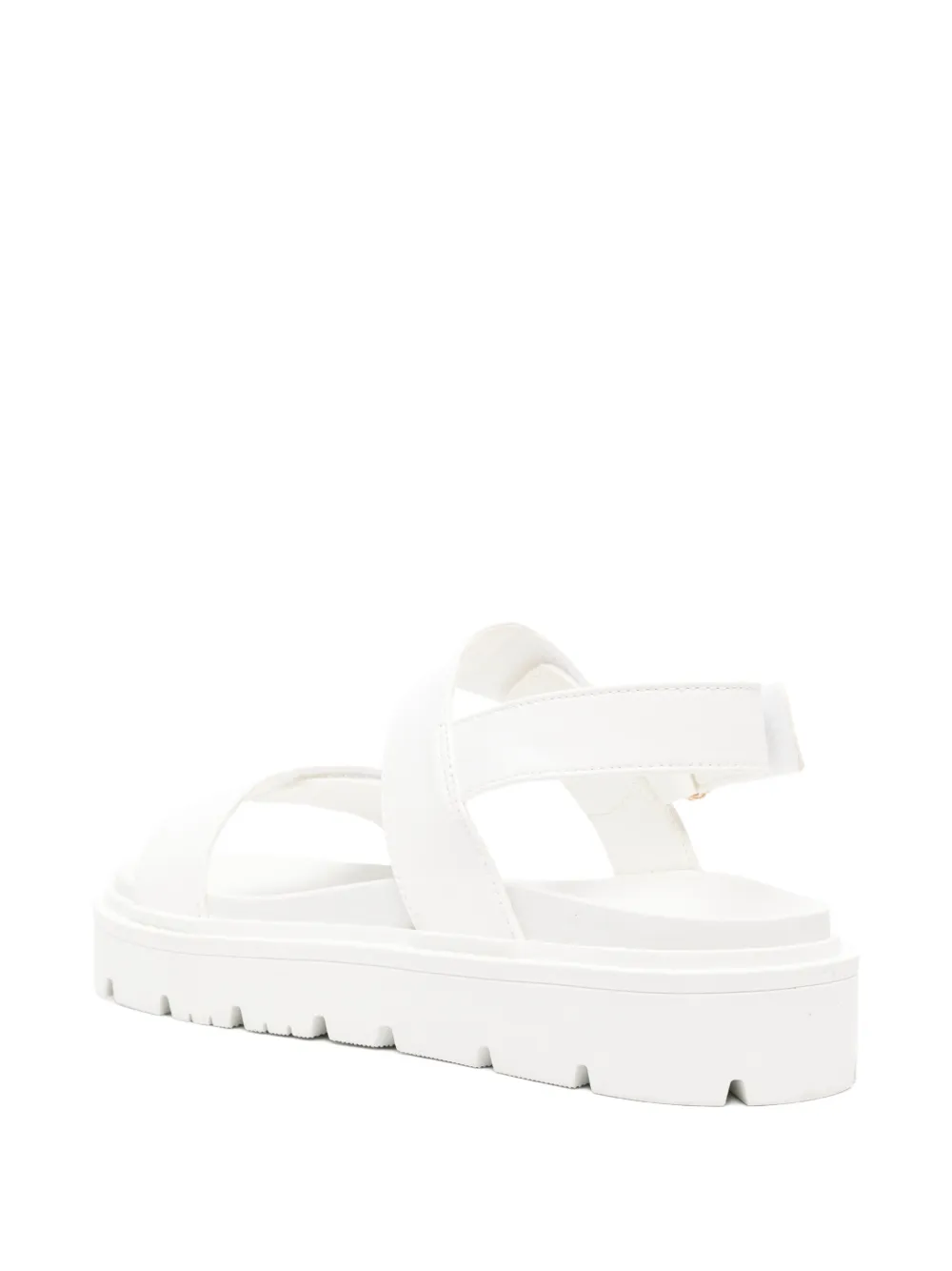Tommy Hilfiger Junior logo-plaque touch-strap sandals Wit