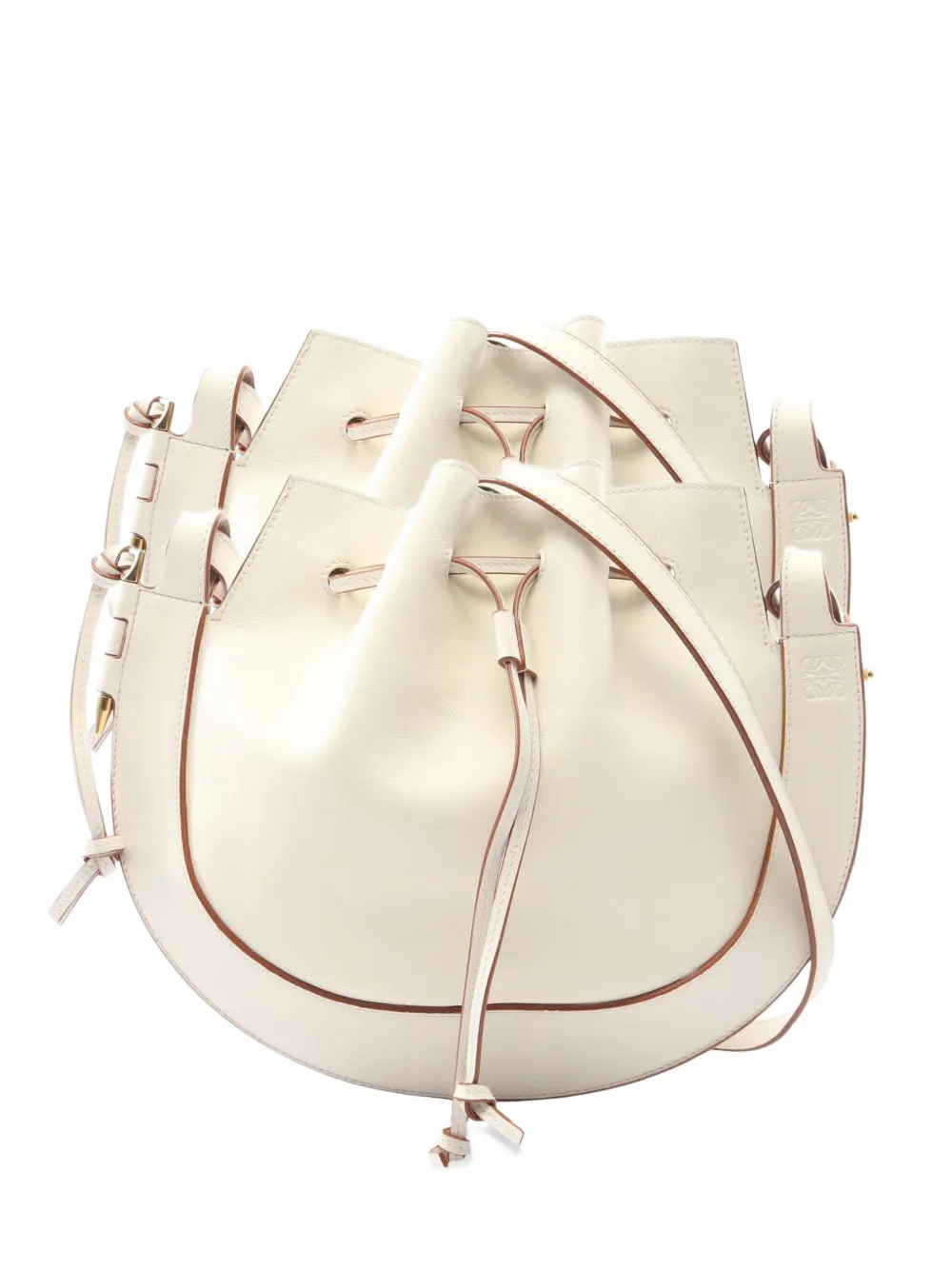 Loewe 2010s Horseshoe leather bucket bag