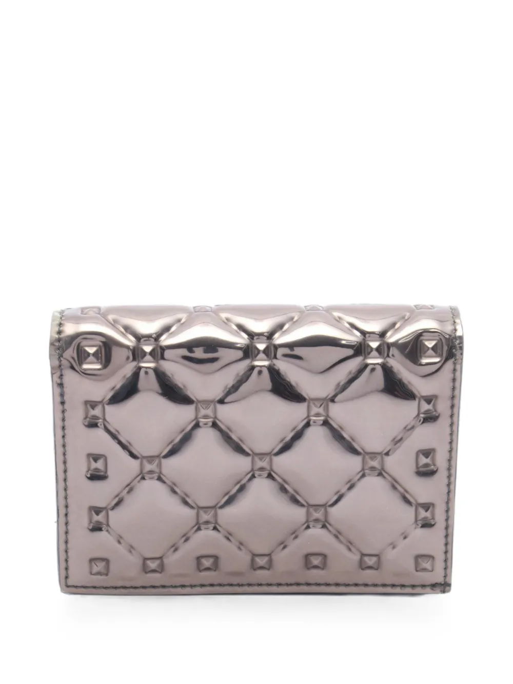 Valentino Garavani Pre-Owned 2010s Rockstud wallet - Argento