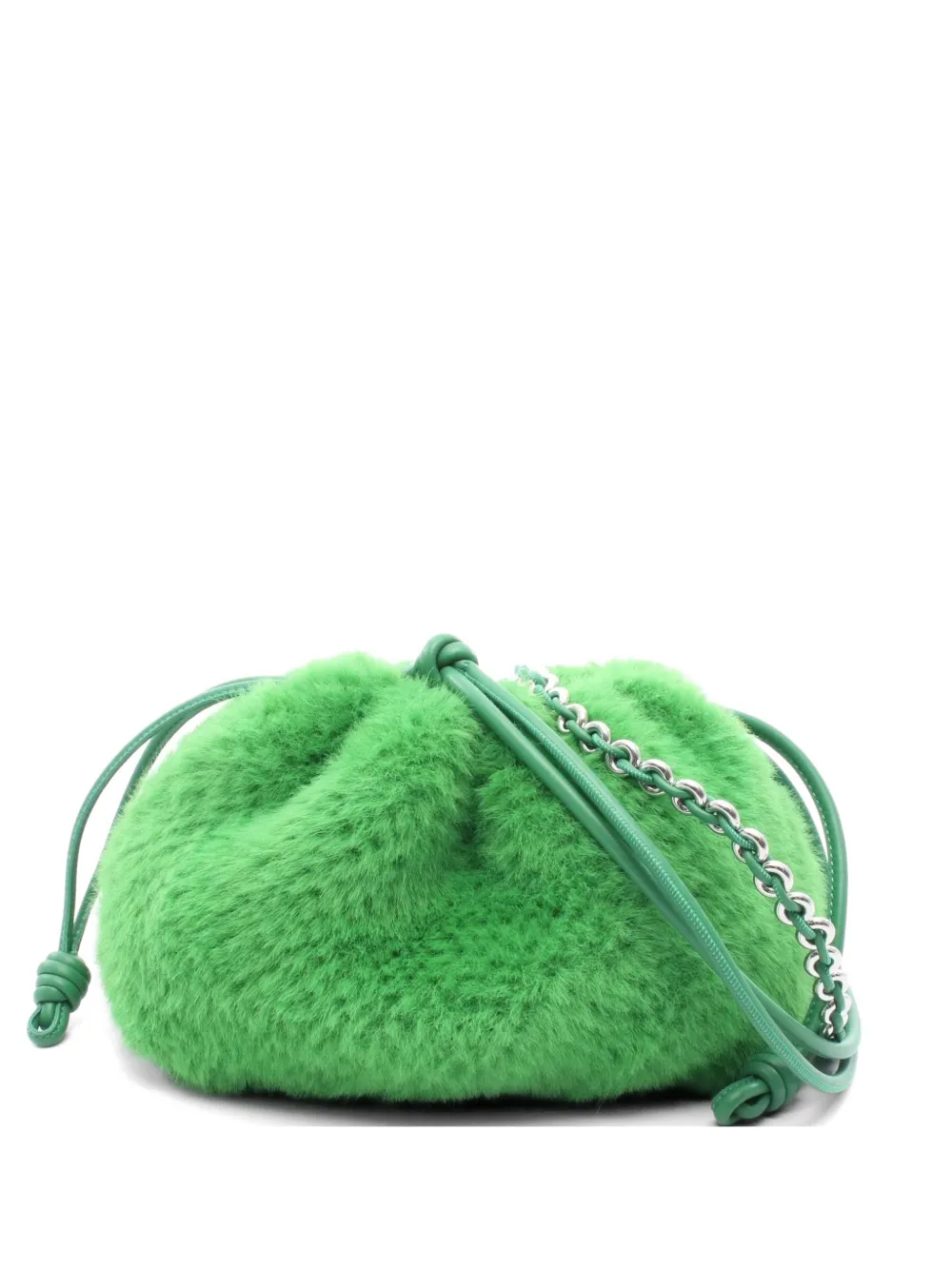 Loewe Pre-Owned 2020s Flamenco Perth chain shoulder bag - Verde