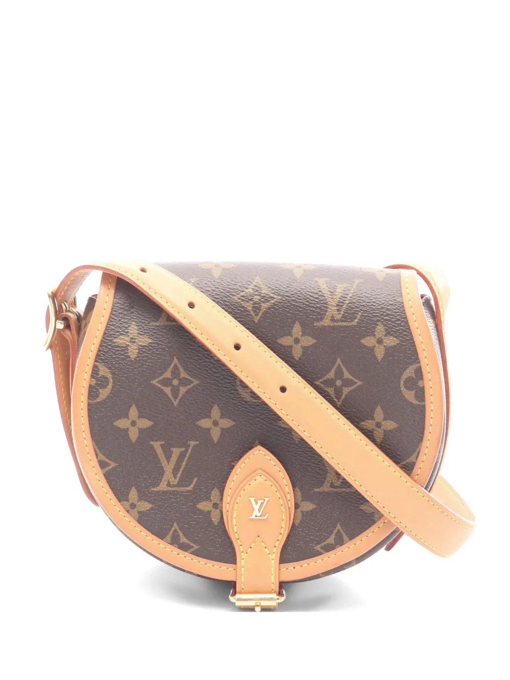 Louis Vuitton Pre-Owned 2019 Tambourine monogram-pattern shoulder bag - Marrone
