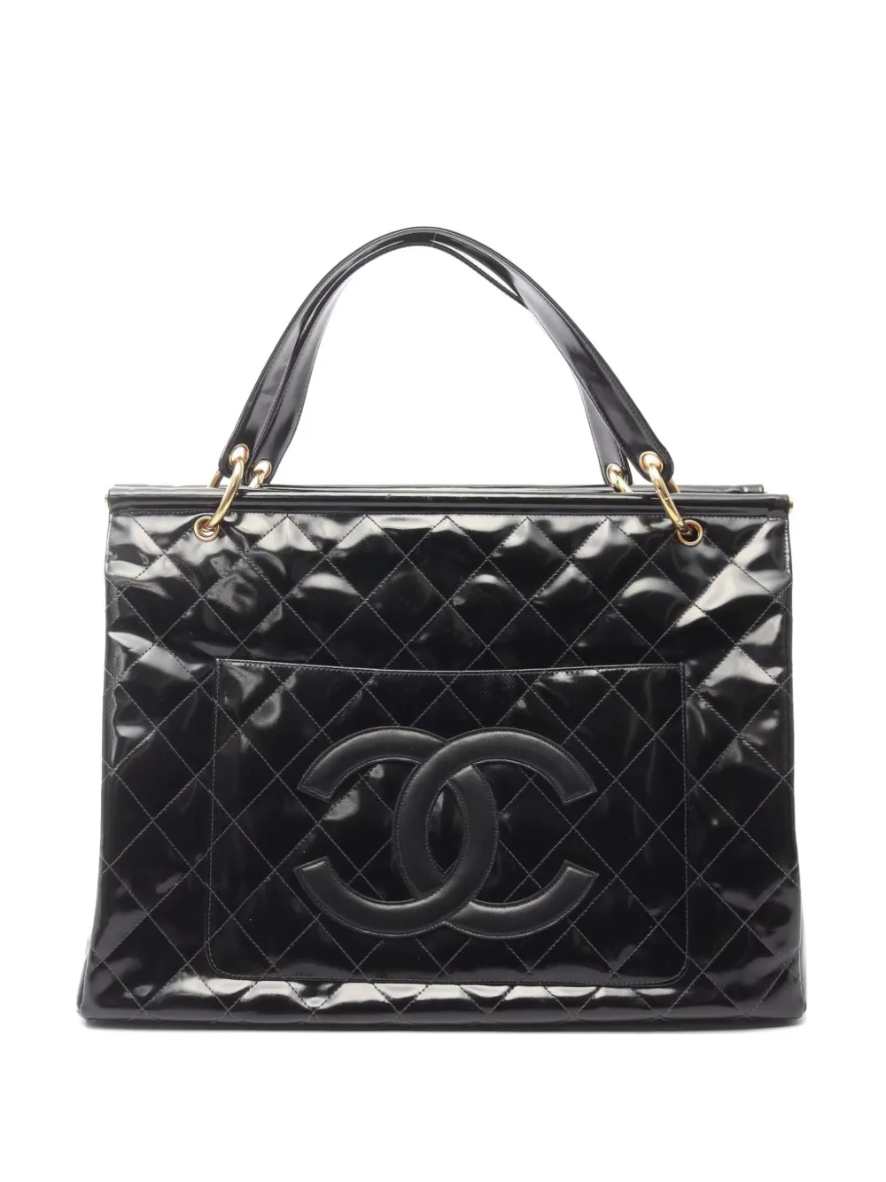 CHANEL Pre-Owned 1996-1997 matelassé tote bag - Nero