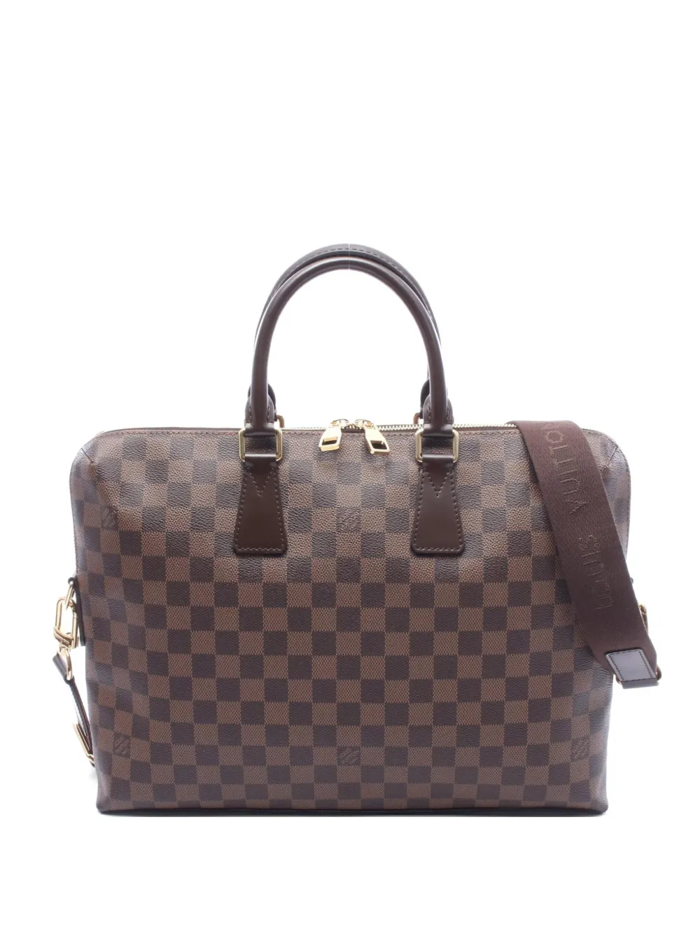 Louis Vuitton Pre-Owned 2015 Jules Damier Ebene briefcase - Marrone
