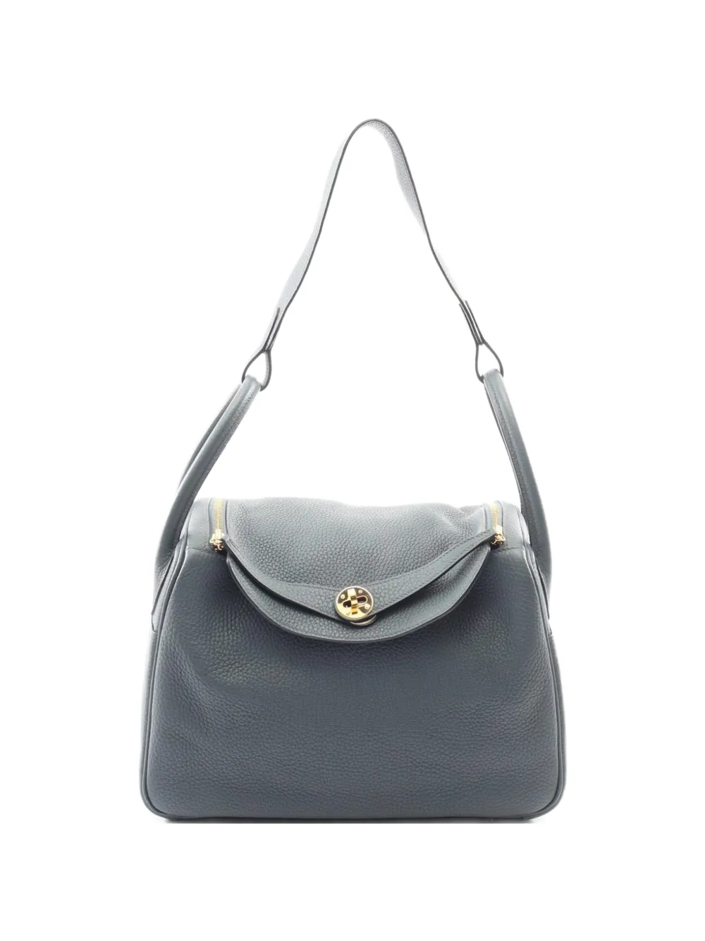 Hermès Pre-Owned 2021 Lindy Clemence shoulder bag - Blue