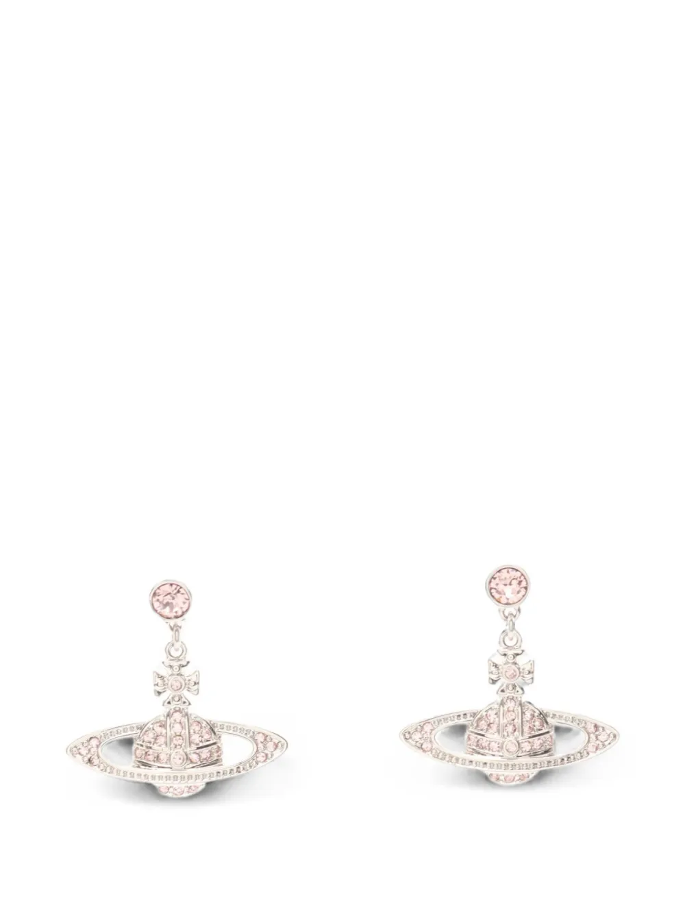 Vivienne Westwood Pre-Owned 2020s Mini Bas Relief drop earrings - Argento
