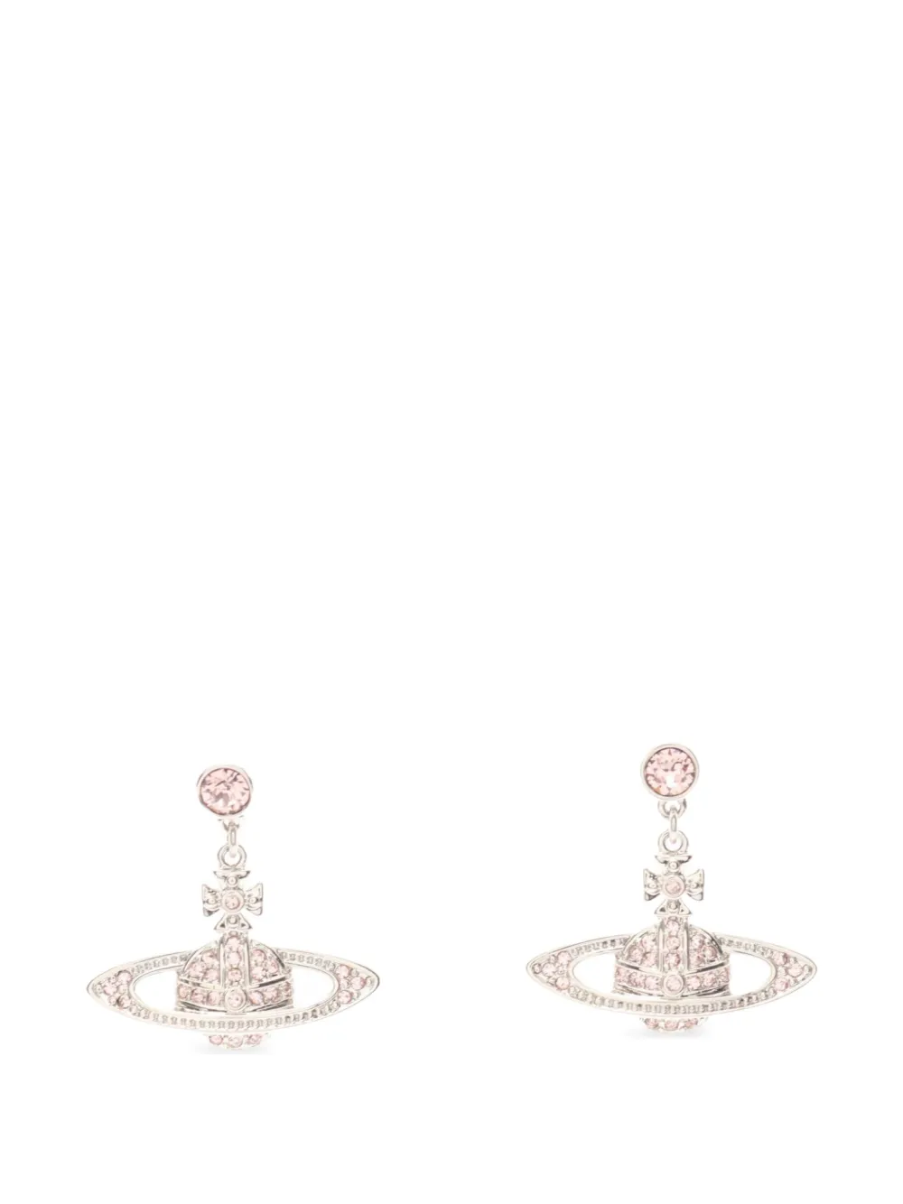 Vivienne Westwood Pre-Owned 2020s Mini Bas Relief drop earrings - Argento
