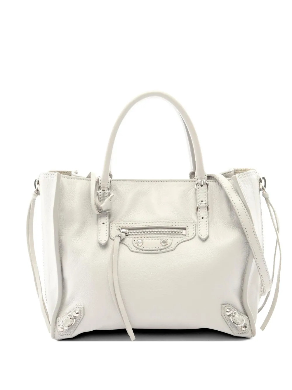 Balenciaga Pre-Owned 2000s leather tote bag - Bianco