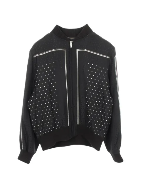 Saint Laurent Pre-Owned 2010s polka-dot bomber jacket