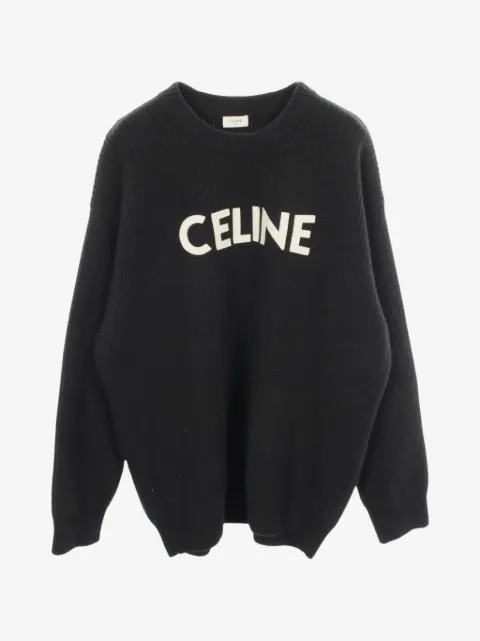 Celine Pre-Owned 2000s logo rib-knit sweater