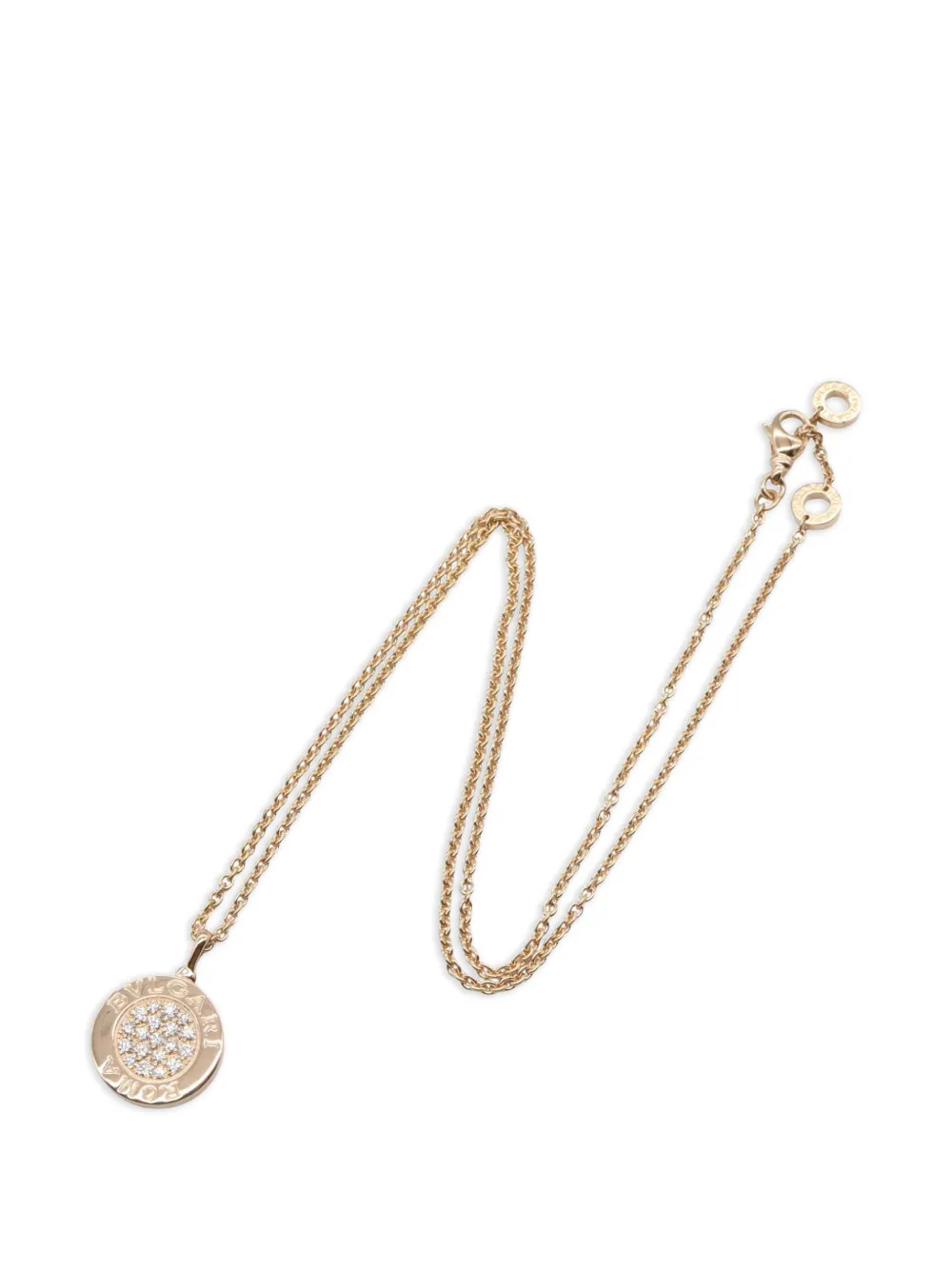 Bvlgari Pre-Owned 2010s Bvlgari Bvlgari diamond necklace - Rosa