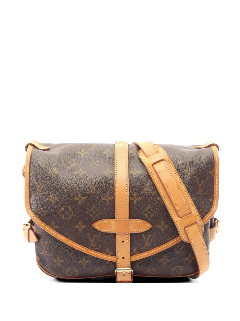 Louis Vuitton Pre-Owned 2000 Saumur 30 Monogram shoulder bag - Marrone