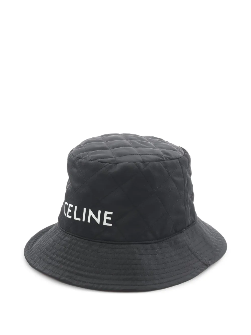 Celine Pre-Owned 2010s quilted bucket hat - Schwarz