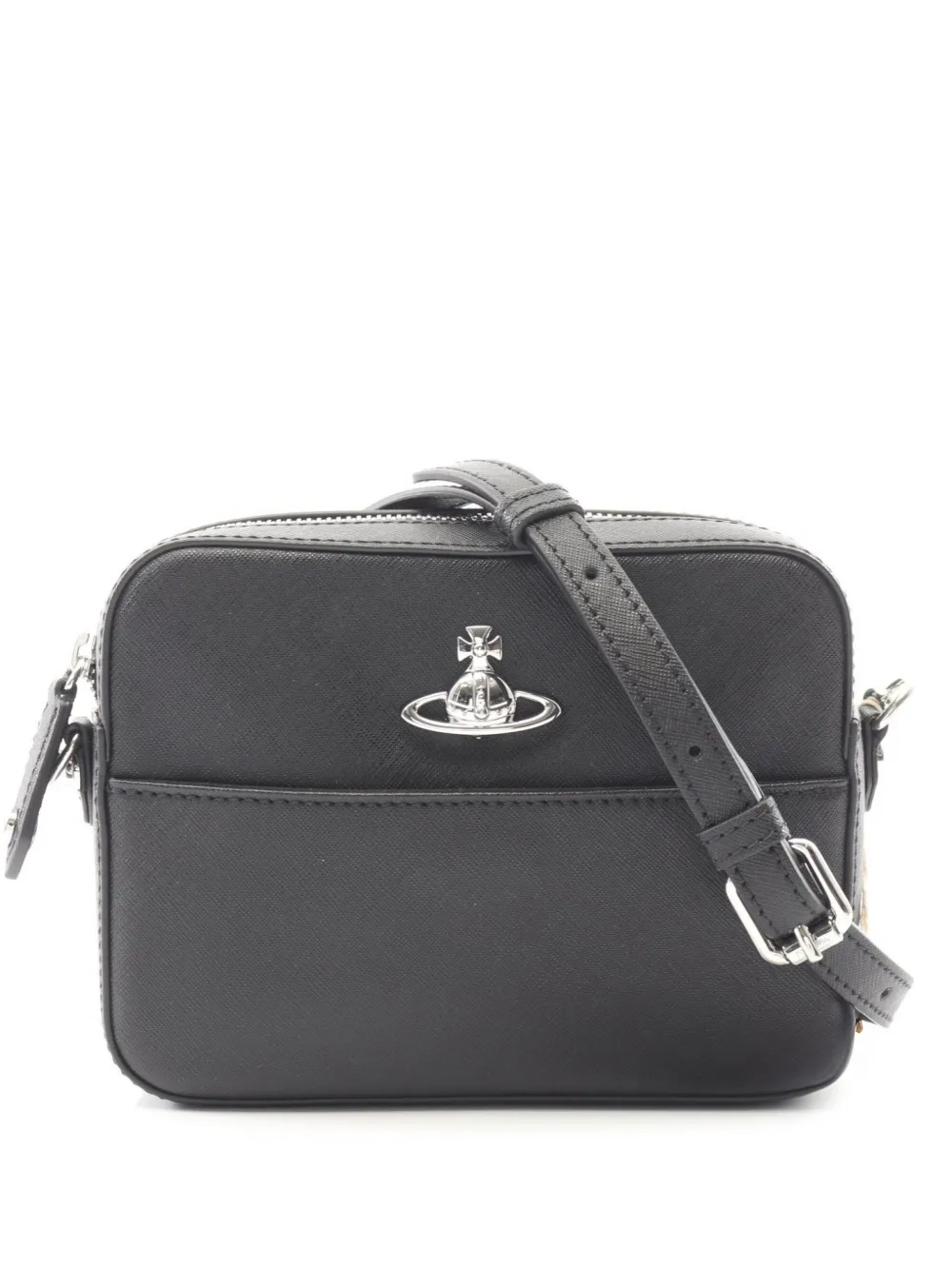 Vivienne Westwood Pre-Owned 2020s Orb Saffiano Camera shoulder bag - Nero